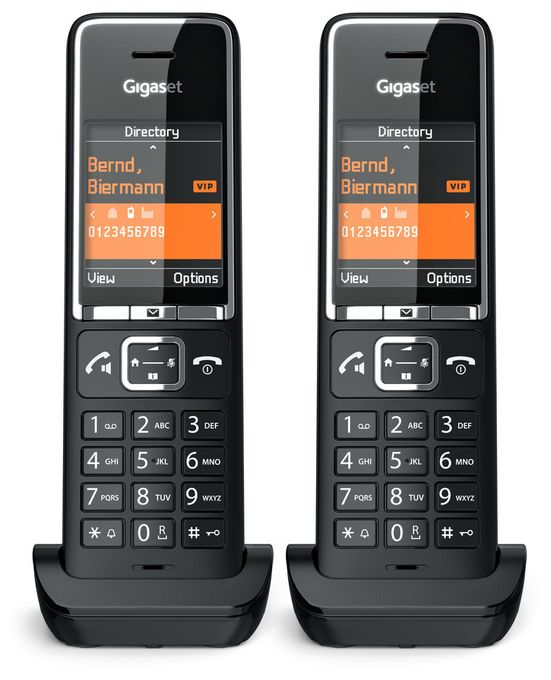 Analoges/DECT-Telefon  Comfort 550HX Duo (Schwarz) 