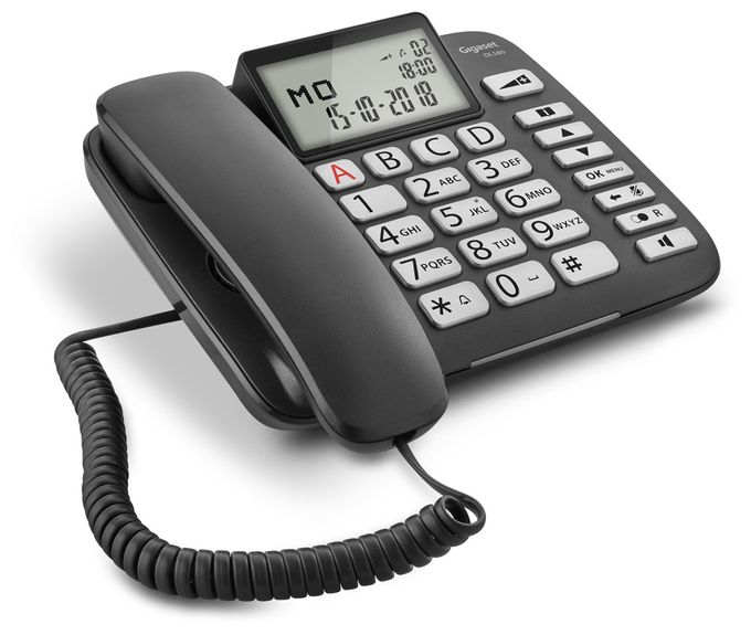 Analoges Telefon  DL580 (Schwarz) 
