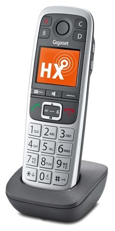 Analoges/DECT-Telefon  E560HX Großtastentelefon (Grau, Silber) 