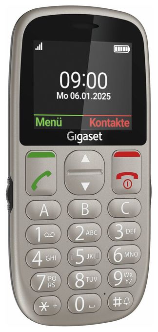 2G Smartphone 5,59 cm (2.2 Zoll) 0,3 MP Single SIM (Titanium silver) GL395 