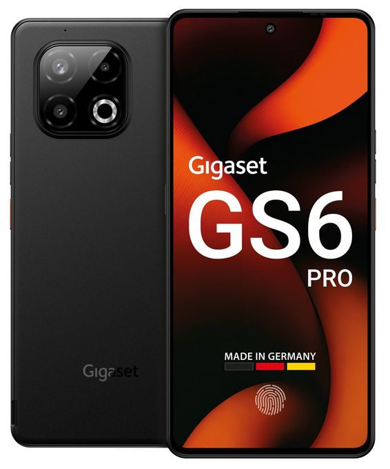 128 GB 5G Smartphone 16,9 cm (6.67 Zoll) Android 64 MP Dreifach Kamera Dual Sim WiFi 6E  GS6 Pro (Schwarz) 