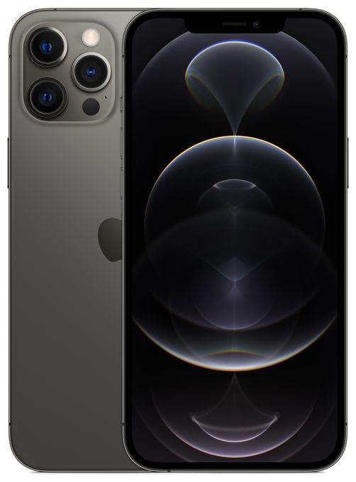 256 GB 5G Smartphone 17 cm (6.7 Zoll) IOS 12 MP Dreifach Kamera Dual Sim WiFi 6  Apple iPhone 12 Pro Max refurbished (Graphit) 