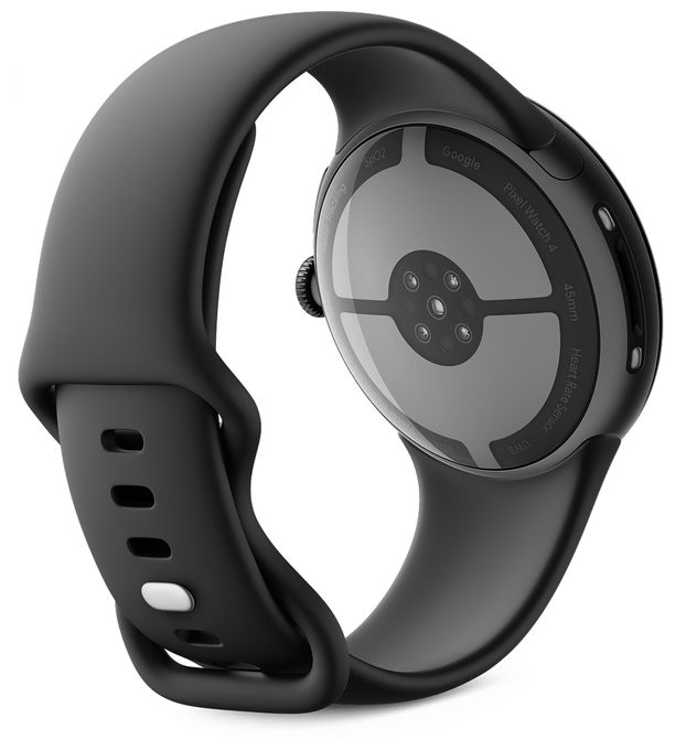 45 mm S/L Smartwatch Rund IP68 72 h 320 ppi 4G  Pixel Watch 4 (Schwarz) 