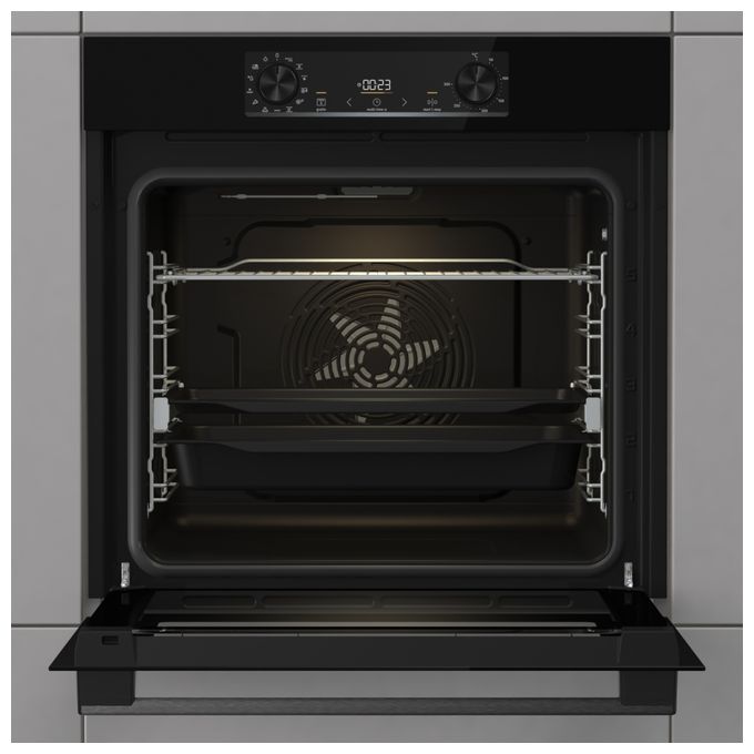 Einbaubackofen maxi Dampfgaren BOS6737E13BG 