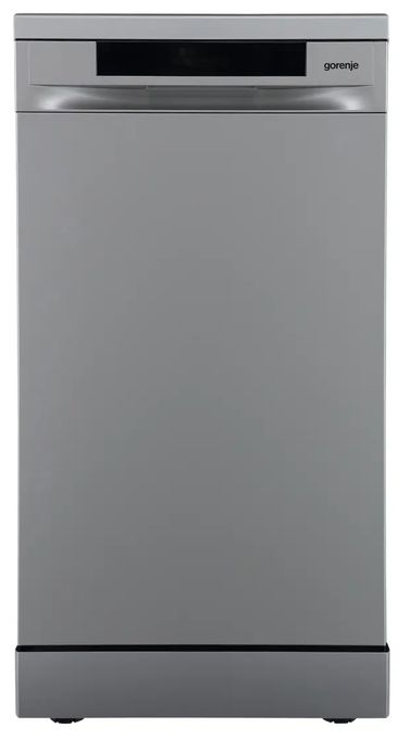 45 cm Geschirrspüler freistehend leise 10 Maßgedecke aquaStop Funktion Auto Open (Silber) GS541C10X 