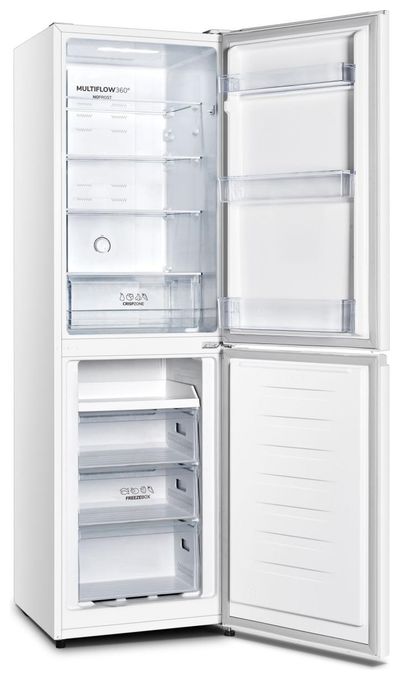 171 l / 85 l Kühl-Gefrierkombi freistehend NoFrost 226 kWh Jahr  NRK418ECW4 (Weiß) 