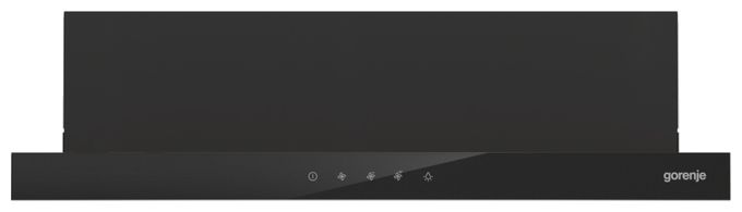 Abluft/Umluft Dunstabzugshaube/Esse Einbau 60 cm (Schwarz) TH64E4BG 