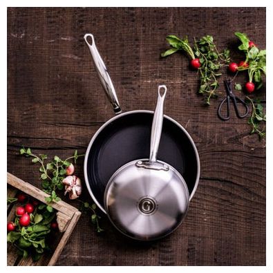  Premiere Bratfpannenset 2-er Set 20+28cm (Silber) 