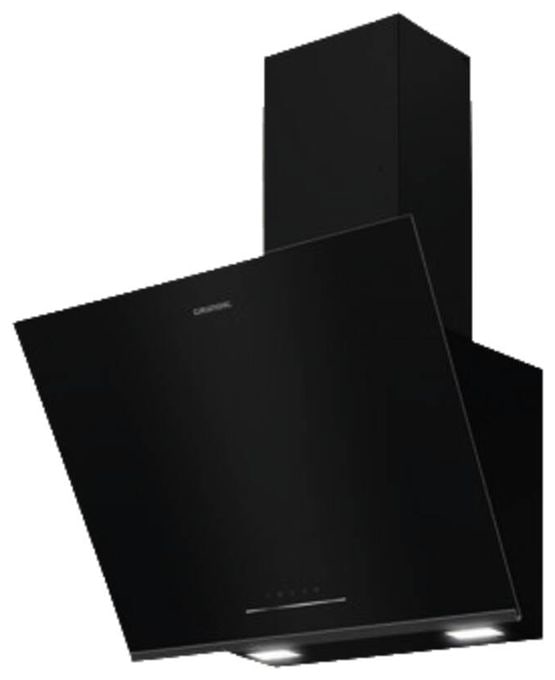 Abluft/Umluft Dunstabzugshaube/Esse Wand 60 cm (Schwarz) GDSP2474BDXCF 