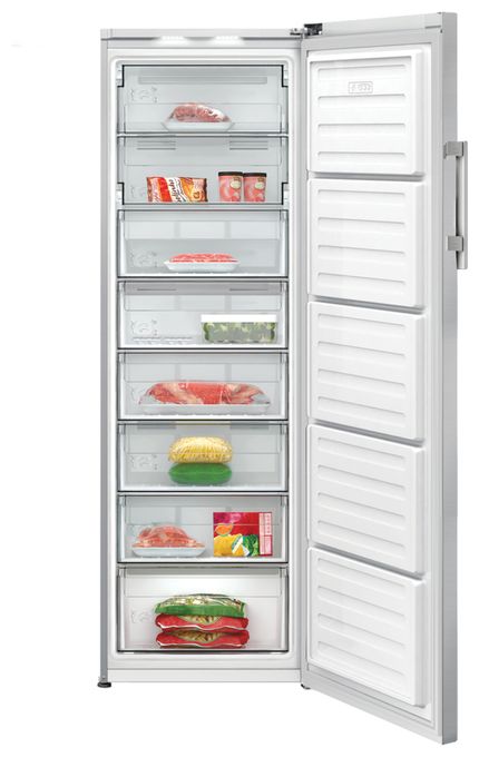 282 l Gefrierschrank 249 kWh Jahr NoFrost  GFN13840XN (Edelstahl) 