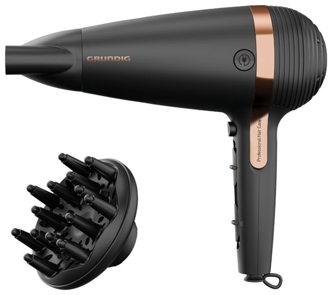 Haartrockner 2100 W (Schwarz, Rosa-Goldfarben) HD7081 NaturaShine 