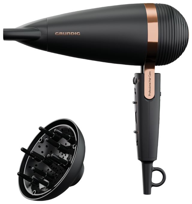 Haartrockner 2300 W  HD8080 NaturaShine (Schwarz, Roségold) 