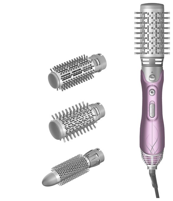 Warmluftbürste 1100 W  HS6220 (Grau, Pink) 
