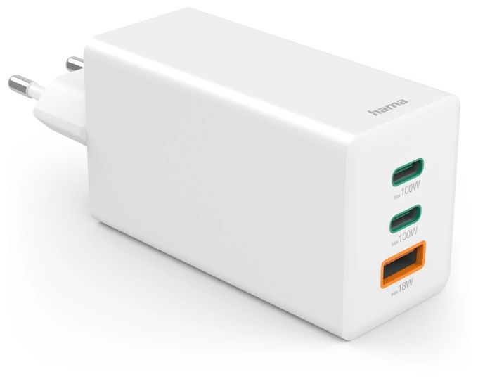 00201997 Schnellladegerät max 100W, 2xUSB-C, 1xUSB-A 