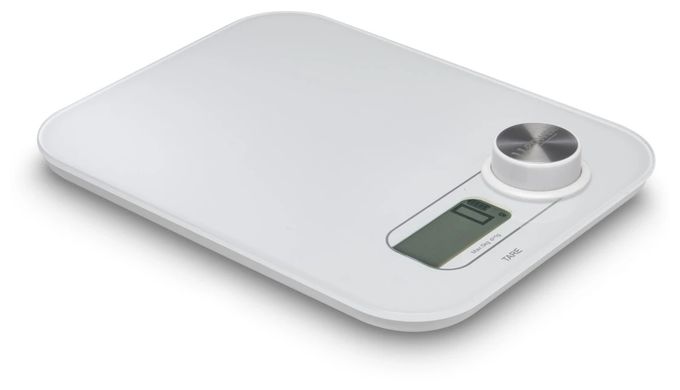 Elektronische Küchenwaage bis 5 kg Genauigkeit 1 g  002912 (Weiß) 