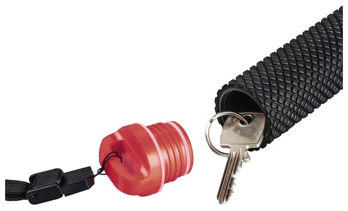 Stativ  004458 1/4" Kunststoff Kamera-Einbeinstativ (Schwarz, Rot) 