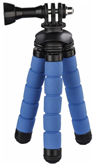 3 Bein(e) Stativ Smartphone-/Action-Kamera  004610 Flex (Schwarz, Blau) 