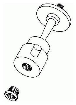 Stativ  005014 Ball and Socket Head (Schwarz) 
