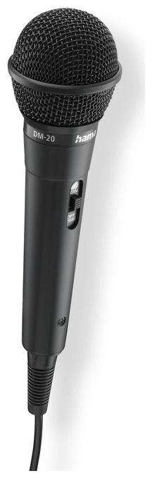 Kabelgebunden  046000 Party Kabelgebunden Dynamisches Mikrofon 3,5 mm (1/8")  Schwarz (Schwarz) 