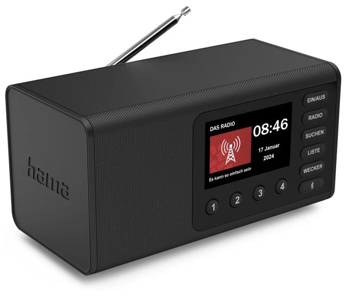 Bluetooth DAB, DAB+, FM Radio Persönlich  054260 DR1001 (Schwarz) 