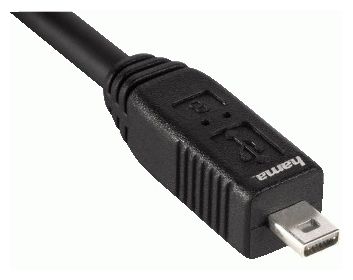 0,48 Gbit/s Stecker USB A auf 1,8 m  074204 (Schwarz) 