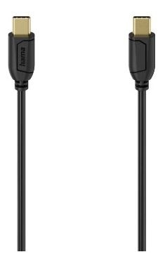 0,48 Gbit/s Rundkabel USB C auf USB C 0,75 m  074266 (Schwarz) 