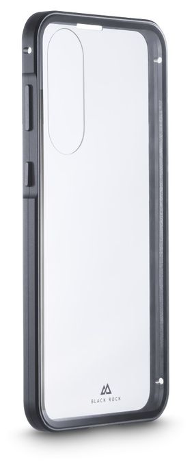 Cover für Samsung Galaxy A57 5G (Schwarz, Transparent) 080295 360° Glass 