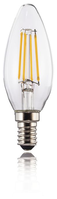 LED Lampe Kerze E14 EEK: E 470 lm Warmweiß (2700K) entspricht 40 W 112823 