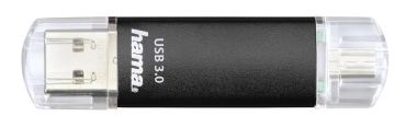 USB Type-A / Micro-USB Stick 128 GB  124001 Laeta Twin (Schwarz) 