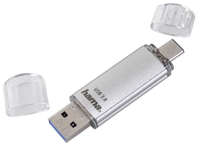USB Type-A / USB Type-C Stick 16 GB  124161 C-Laeta (Silber) 
