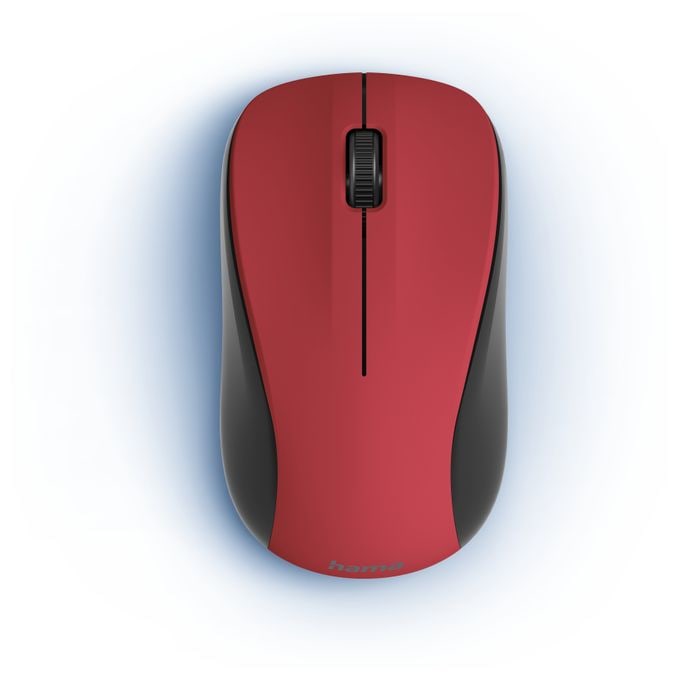 1200 DPI Büro Maus Optisch  173022 MW-300 V2 (Schwarz, Rot) 