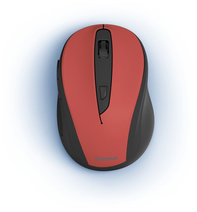 1600 DPI Büro Maus Optisch  173028 MW-400 V2 (Schwarz, Rot) 