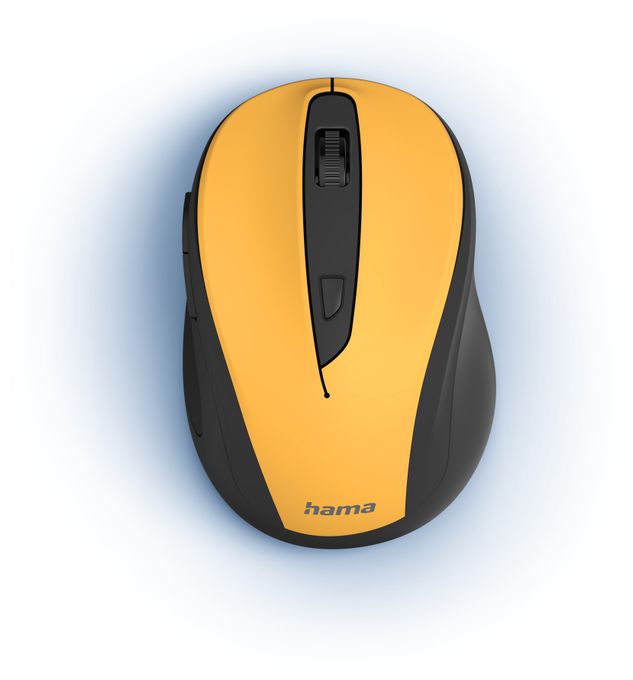 1600 DPI Büro Maus Optisch  173029 MW-400 V2 (Schwarz, Gelb) 