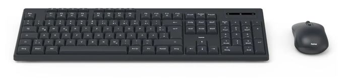 Heimbüro Tastatur RF Wireless 2.4 GHz  173056 WKM-200 (Schwarz) 