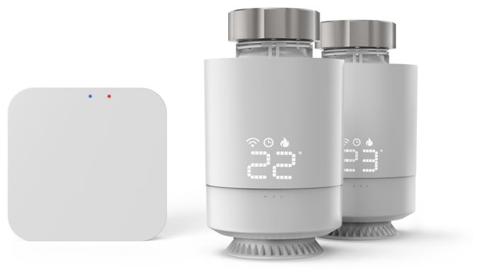 Wlan  176593 Starter-Set ZigBee (2x smartes Heizkörperthermostat + Zentrale) (Weiß) 