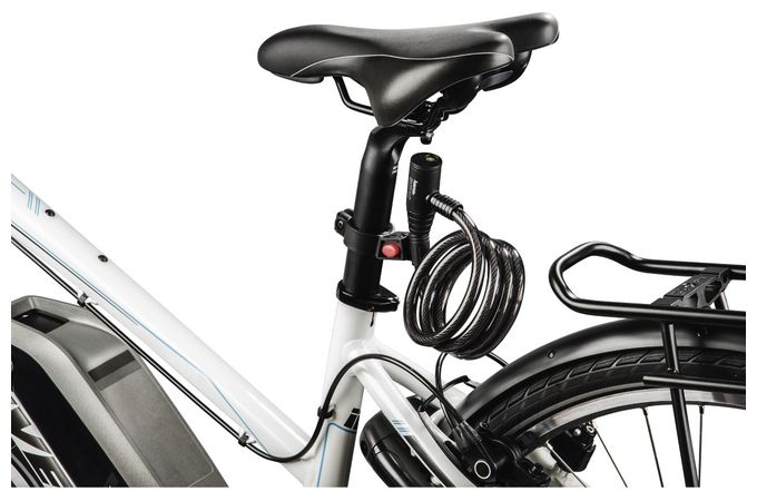 Kabelschloss 178110 Fahrrad-Spiralkabelschloss 120m 