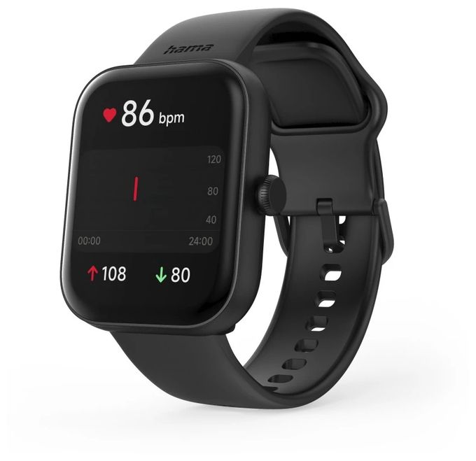 Digital 47 mm Smartwatch Rechteckig IP68  178614 5000 (Schwarz) 