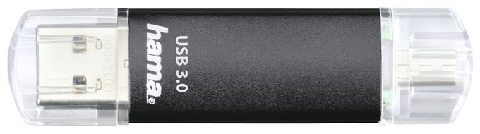 USB Type-A / Micro-USB Stick 64 GB  181098 Laeta Twin (Schwarz) 