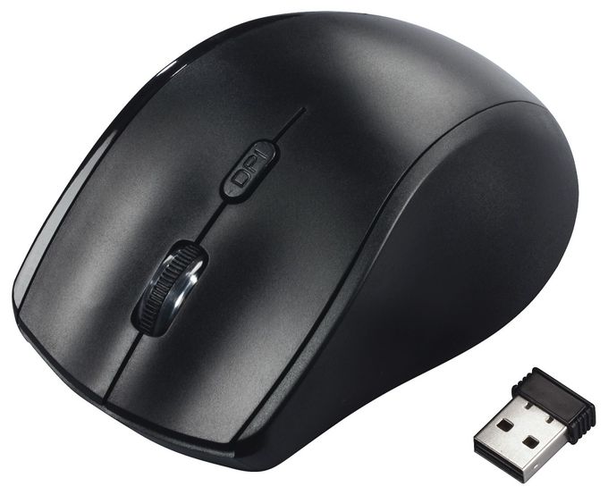 1200 DPI Maus Optisch  182645 Riano (Schwarz) 