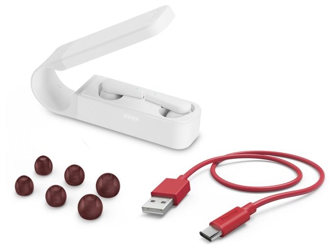 In-Ear Bluetooth Kopfhörer Kabellos TWS 6 h Laufzeit  184104 Spirit Pocket (Weiß) 