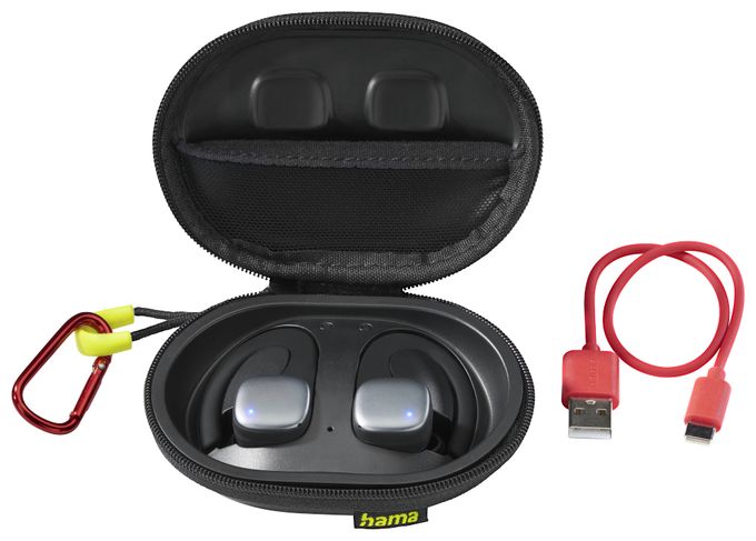 In-Ear Bluetooth Kopfhörer Kabellos TWS 7 h Laufzeit  184113 Spirit Athletics TW (Schwarz) 
