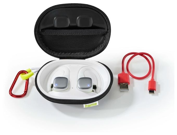 In-Ear Bluetooth Kopfhörer Kabellos TWS 7 h Laufzeit IPX5  184115 Spirit Athletics (Weiß, Gelb) 