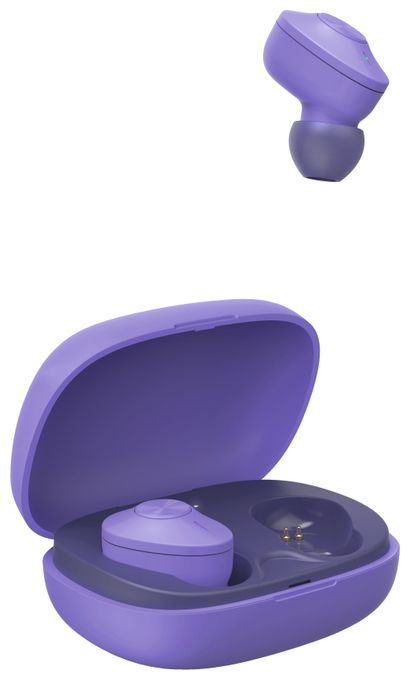 In-Ear Bluetooth Kopfhörer Kabellos TWS 4 h Laufzeit  184165 Freedom Buddy (Violett) 