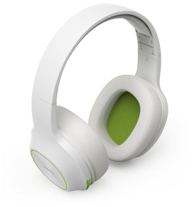 Over Ear Bluetooth Kopfhörer kabellos 60 h Laufzeit  184177 Spirit Calypso II (Grün, Grau, Weiß) 