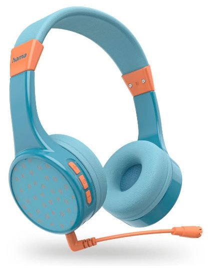 Ohraufliegender Bluetooth Kopfhörer kabellos 48 h Laufzeit USB Typ-C  184182 Teens Guard II (Blau, Orange) 