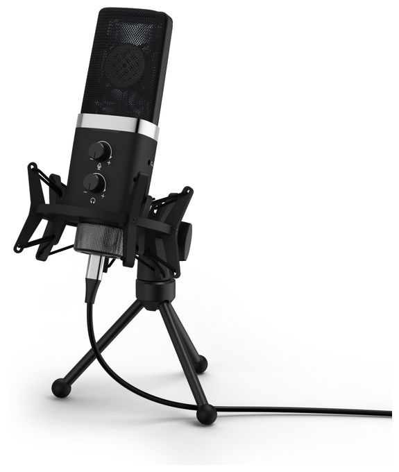 Kabelgebunden Tischmikrofon USB  186087 Stream 900HD Studio (Schwarz) 