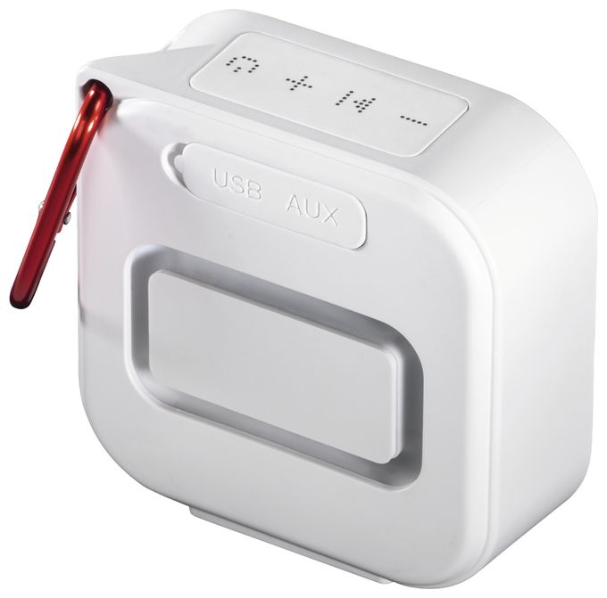 3,5 W Bluetooth Lautsprecher IP67 Laufzeit bis 14 h  188225 Pocket 3.0 (Weiß) 