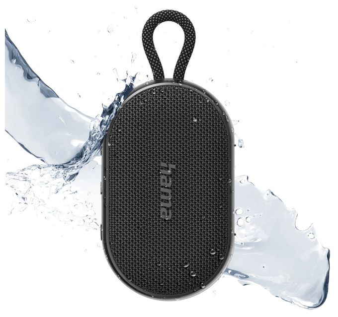 6 W Bluetooth Lautsprecher IPX7 Laufzeit bis 12 h  188235 Buddy 3.0 (Schwarz) 