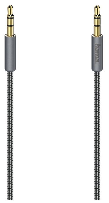 Stecker 3,5 mm Klinke auf 3,5 mm Klinke 0,75 m  200508 Audio-Kabel Elite (Anthrazit) 