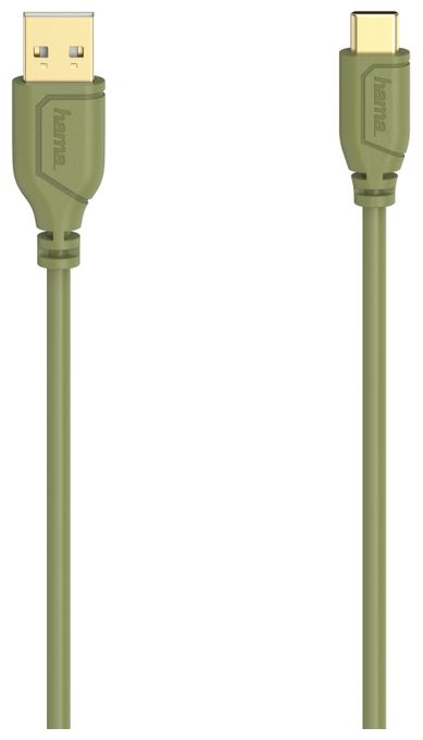 0,48 Gbit/s Stecker USB C auf USB A 0,75 m  200637 Flexi-Slim (Grün) 